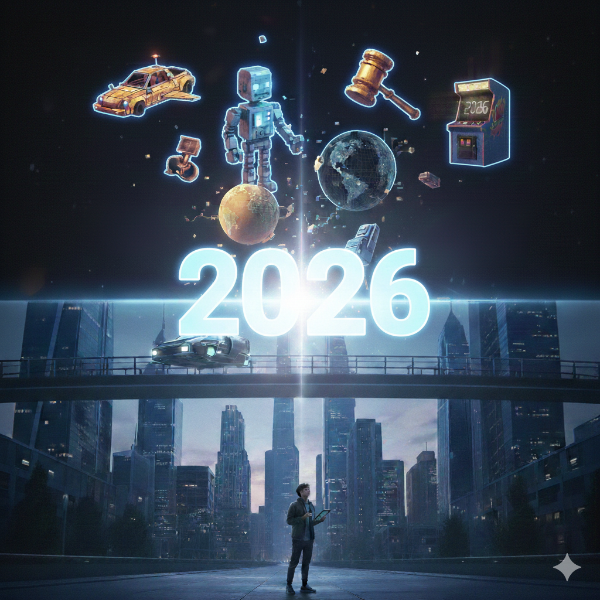 게임속 2026년은 불안함과 희망이 공존하는 시기로 그려진다(출처=AI 생성).