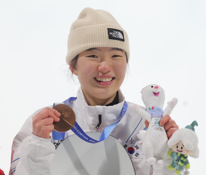 유승은 동메달. 사진(리비뇨=연합뉴스)