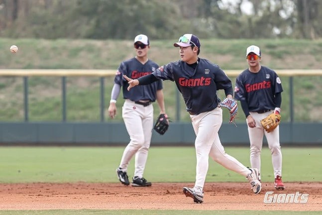 대만에서 캠프를 소화 중인 롯데 선수단