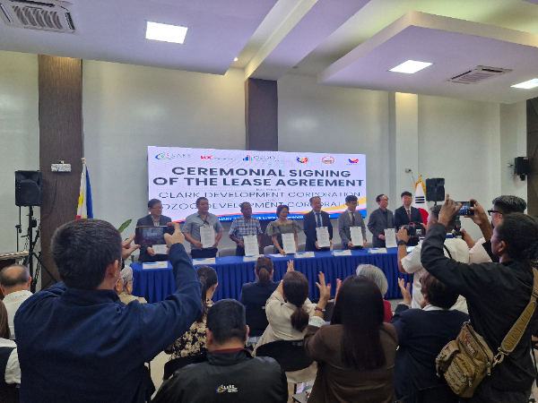 복합 레저 프로젝트 부지 임대계약 체결식_필리핀 클락.