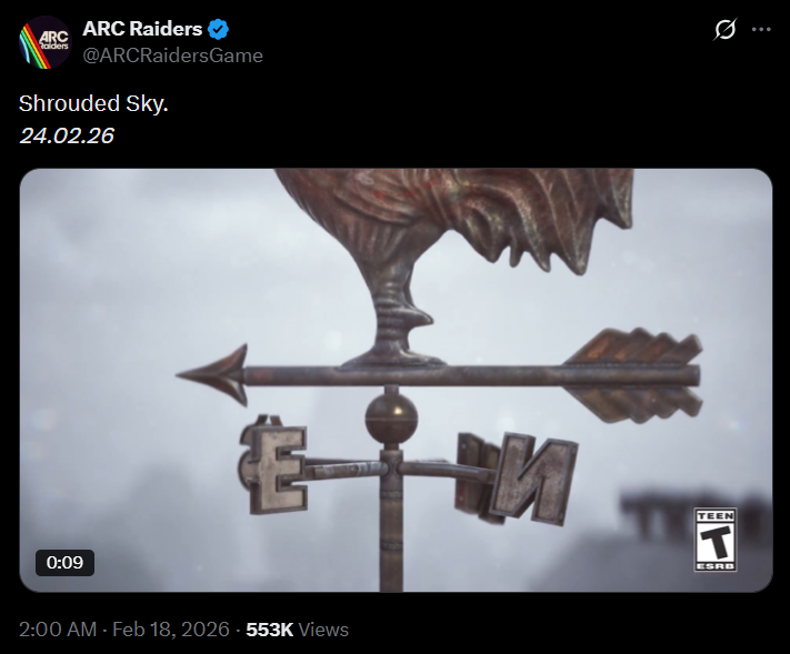 (출처='아크레이더스' 공식 X).