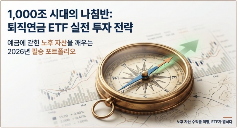1,000조 시대의 나침반: 퇴직연금 ETF 실전 투자 전략