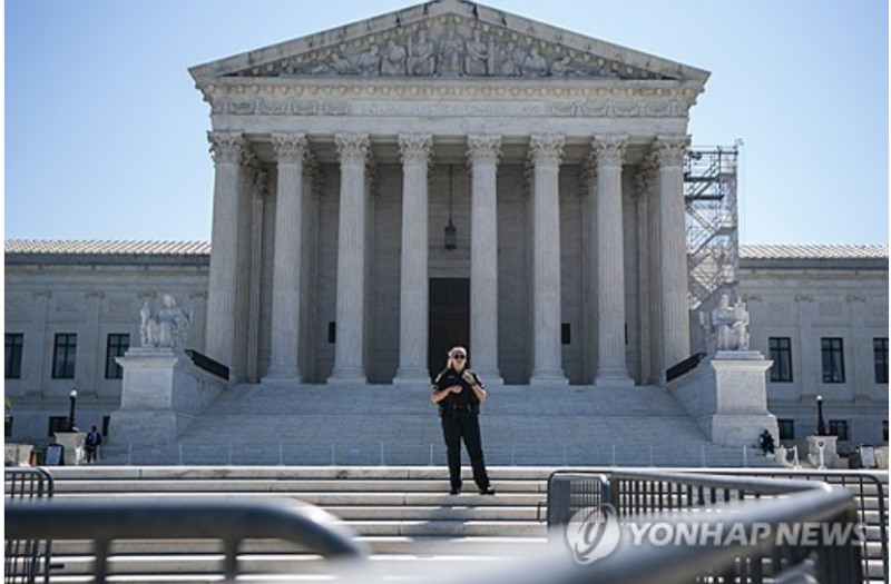 미 워싱턴DC에 소재한 연방대법원. 사진=EPA, 연합뉴스