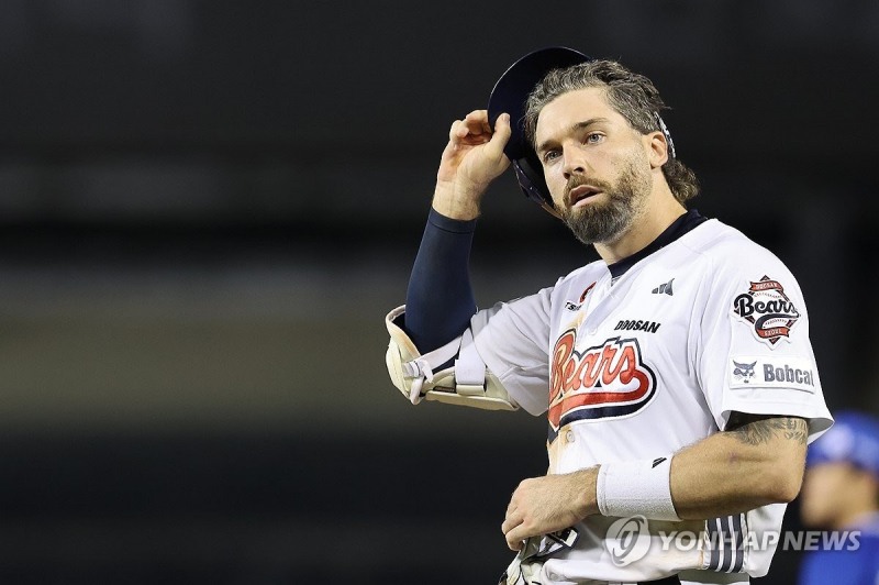 두산 시절 제이크 케이브