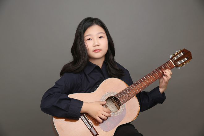 기타리스트 김규연(서울 구암초등학교 6학년) / (사진제공=종교교회 문화부)