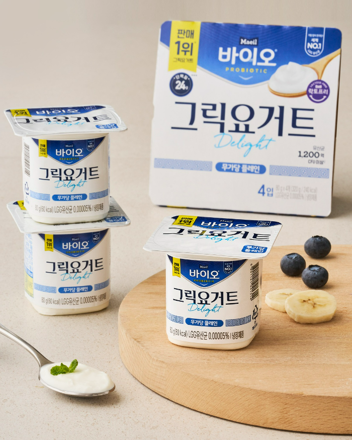 매일유업, 무가당·락토프리 '매일 바이오 그릭요거트 Delight' 출시