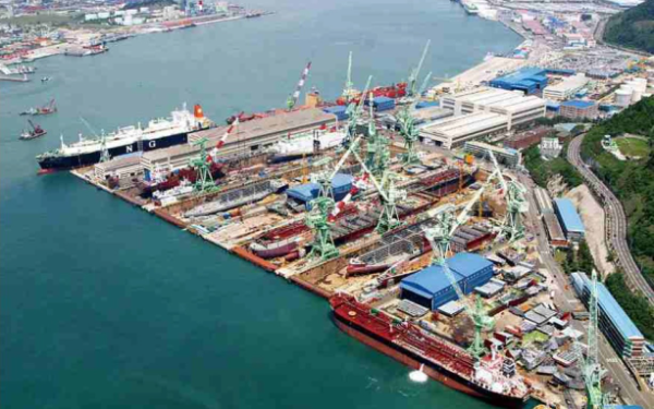 HD현대미포조선(혀 HD현대중공업) 울산 조선소 전경. 사진=HD현대