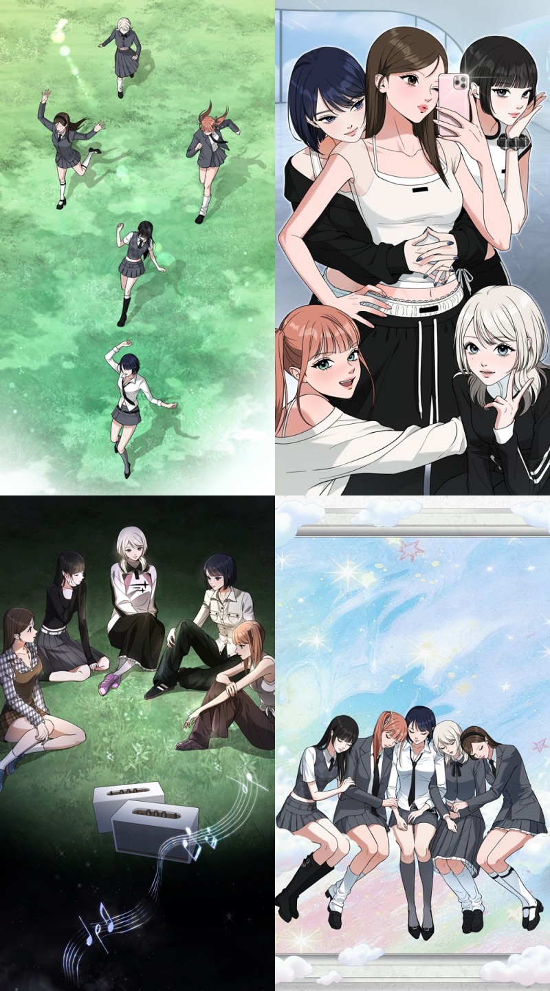 OWIS, 3월 23일 데뷔 확정…웹툰으로 미리 본 5인 5색 완전체 비주얼