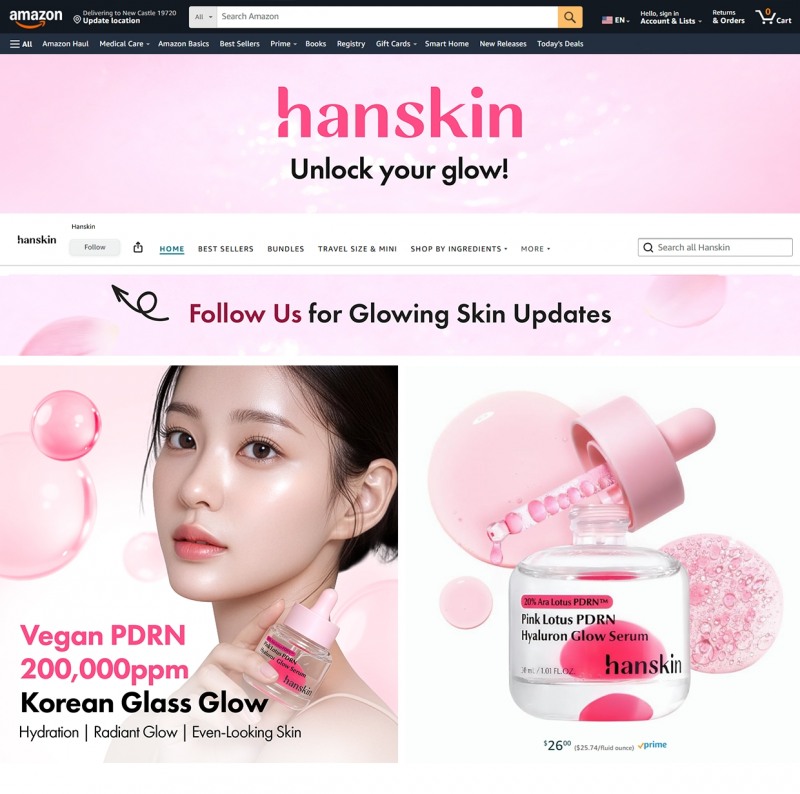 한스킨, 연꽃 PDRN 신제품 북미 공식 론칭