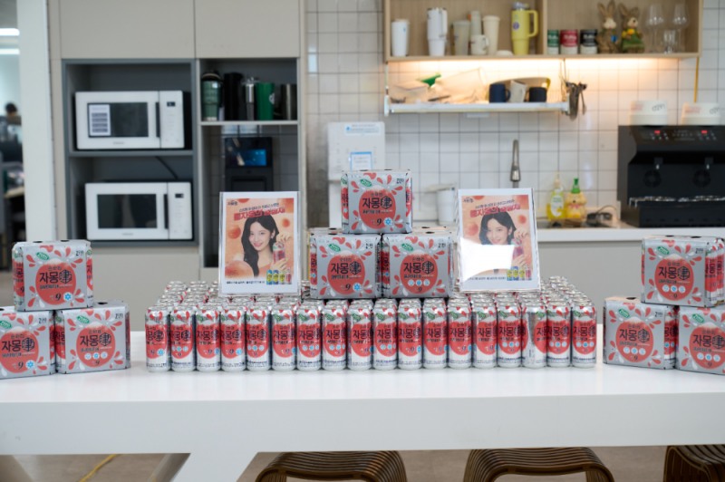 위펀애드, 롯데칠성 ‘순하리 자몽진’ 오피스 샘플링 캠페인 성황리 마무리