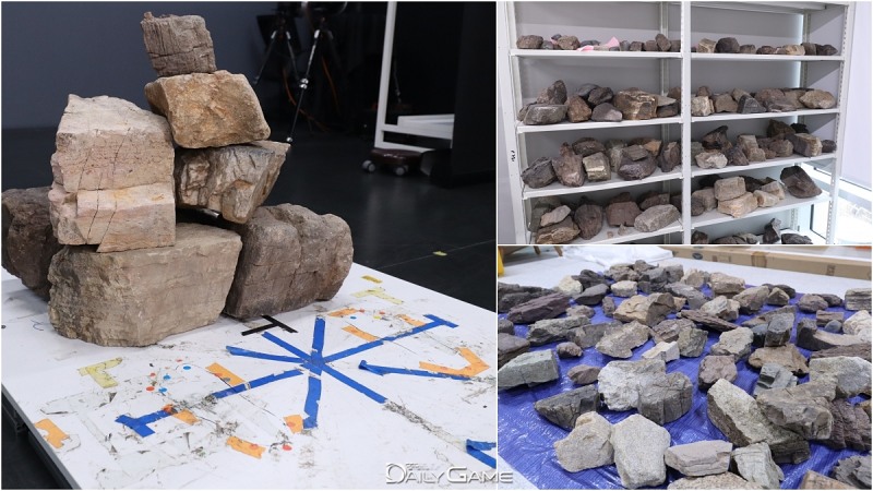 펄어비스는 '붉은사막'의 완성도를 위해 상용 판매되는 에셋 대신 돌 하나까지 직접 스캔하는 가시밭길을 택했다.