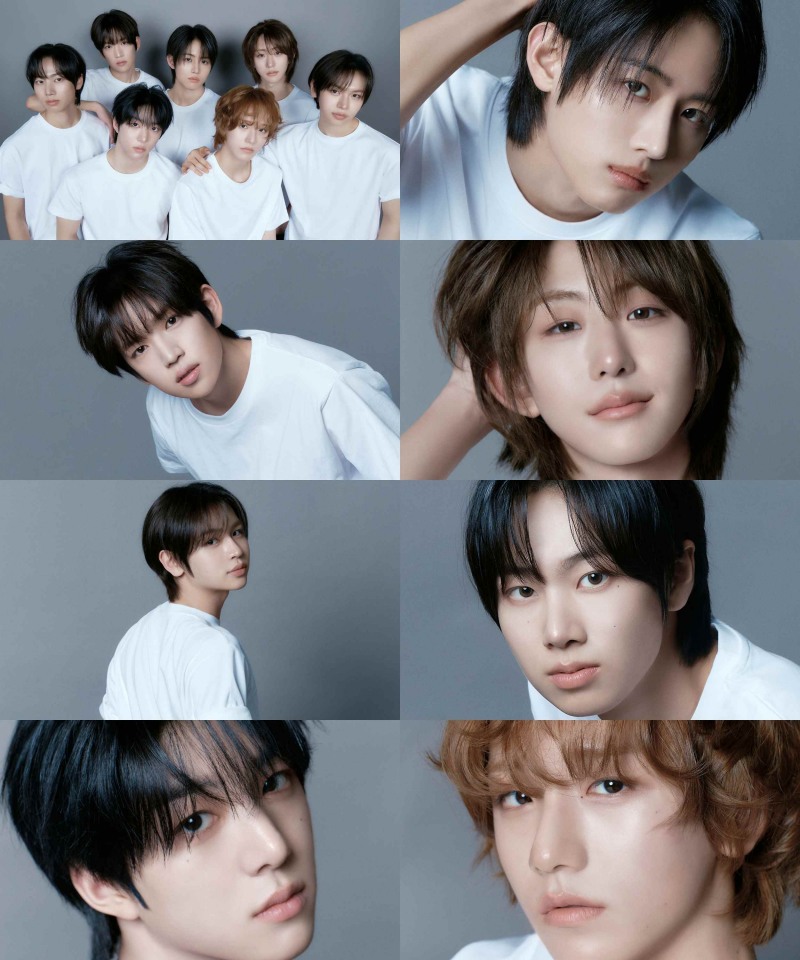 아이딧, 순백 매력돌에 시선 고정…7인 7색 매력 포화 개인 및 단체 티징 포스터 공개