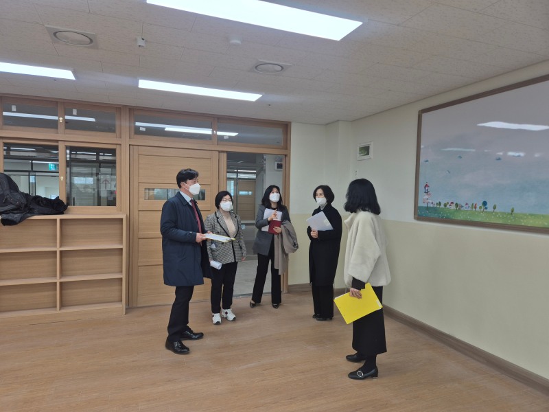 의왕푸른초 3월 3일 적기 개교 위한 최종 점검