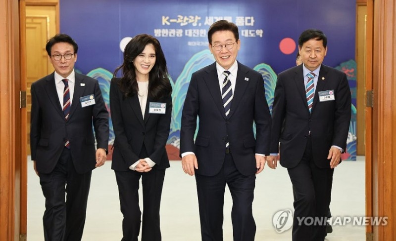 청와대 간 이부진 “韓방문의 해 차질 없이 준비”