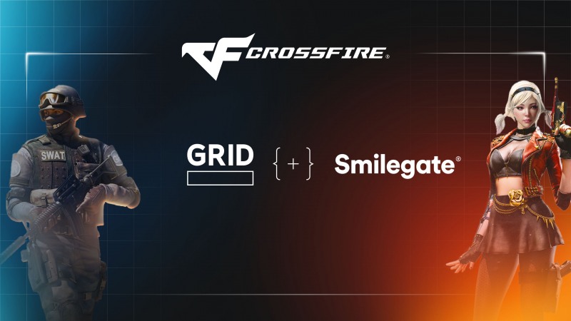 스마일게이트-그리드 파트너십(이미지=스마일게이트 제공).