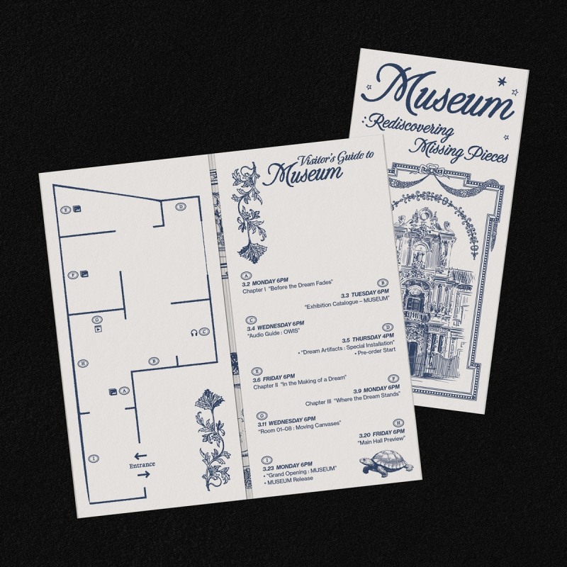 OWIS, 데뷔 앨범 ‘MUSEUM’ 스케줄러 공개…이색 프로모션 '기대↑'