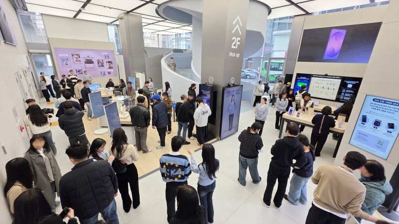 삼성 강남에 오픈한 '갤럭시 스튜디오' 전경./삼성전자