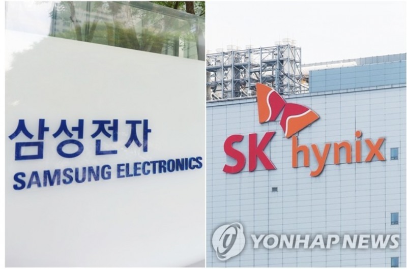 국제반도체통계기구인 WSTS는 올해 삼성전자와 SK하이닉스의 매출액 증가율이 엔비디아와 대만 TSMC를 크게 앞설 것으로 예상했다. 사진=연합뉴스
