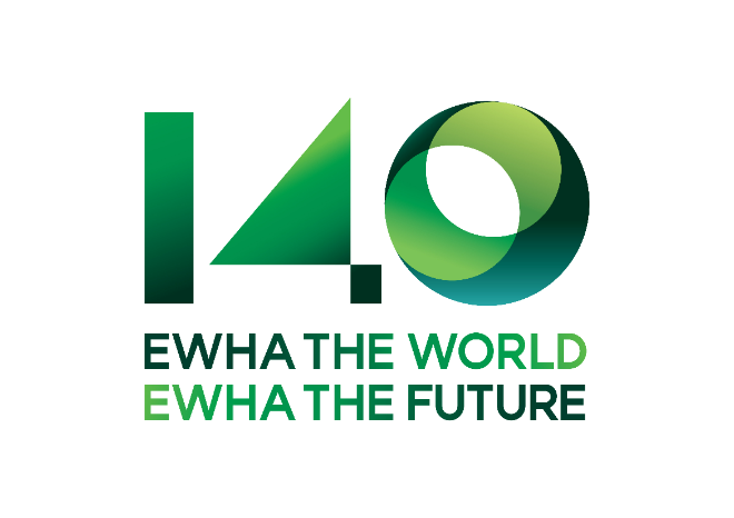 이화여대 창립 140주년 기념 엠블럼 및 슬로건 이미지. (사진제공=이화여대)