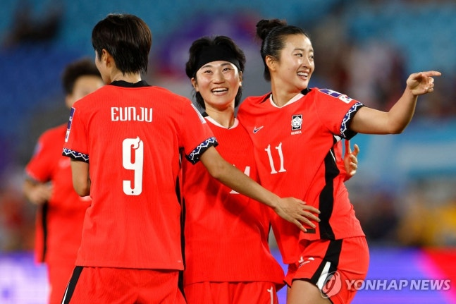 한국 여자 대표팀 선수들 / 사진=연합뉴스