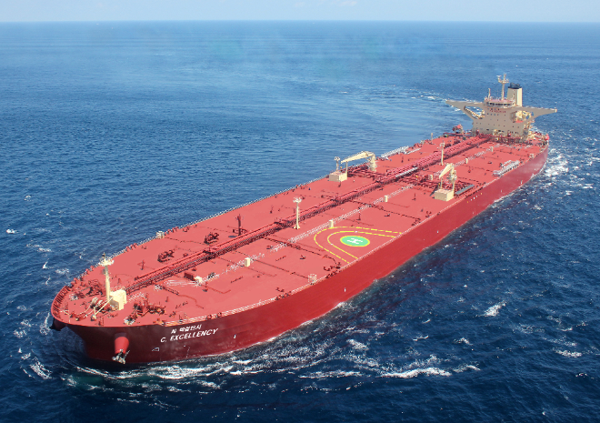 HD현대중공업이 건조한 초대형 원유 운반선(VLCC) 사진= HD현대중공업