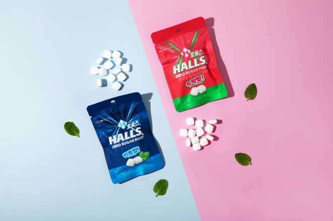 호올스, 설탕 뺀 제로슈가민트 2종 출시…정제형 캔디로 라인업 강화