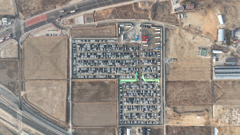 용인반도체클러스터 일반산업단지 근로자들의 거점 주차장