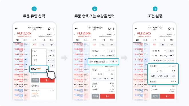 빗썸, 대량 주문 지원 ‘TWAP’ 적용 플랫폼 확대…앱·PC·모바일 웹 지원