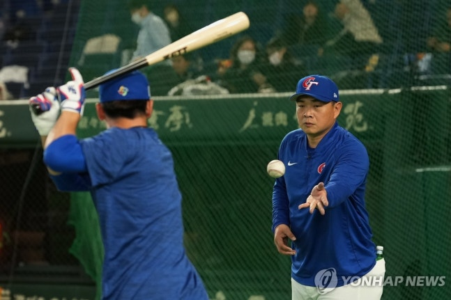 WBC 개막을 앞두고 훈련하는 대만 선수들 / 사진=연합뉴스