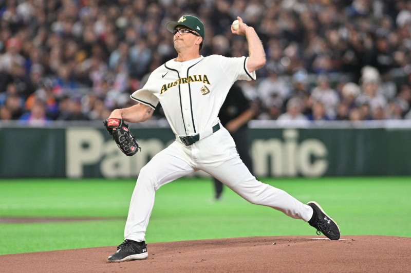 호주 선발 알렉스 웰스. 사진=연합뉴스