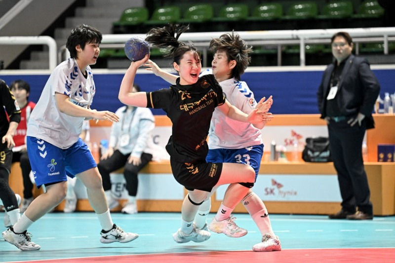 7일 경남개발공사를 상대로 슛을 던지는 대구시청 김예진. 사진=연합뉴스