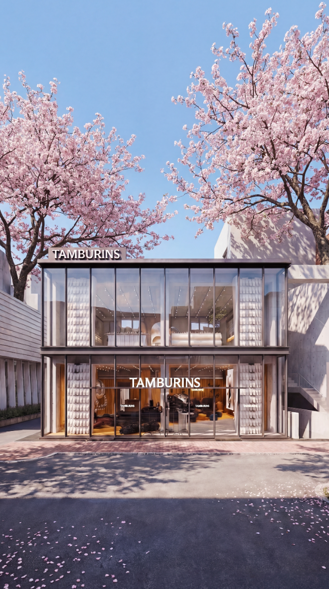 탬버린즈(TAMBURINS), 3월 19일 다이칸야마 플래그십 스토어 오픈 예정