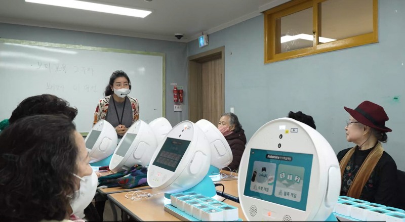 산성동복지회관에서 개인형 인지훈련 교육