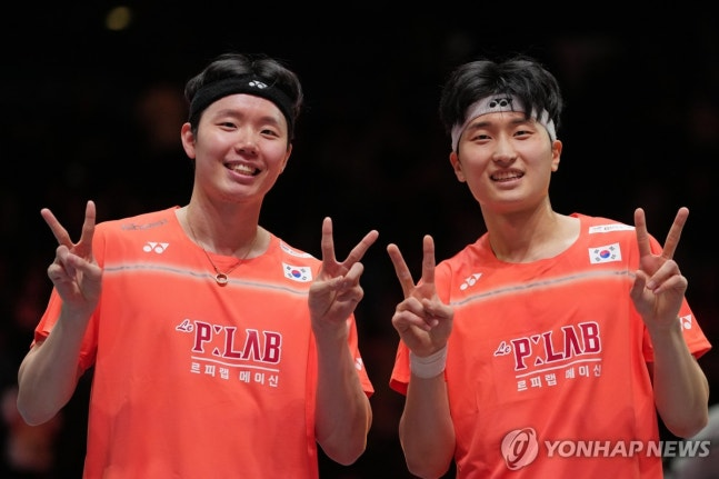 배드민턴 '황금콤비' 서승재와 김원호(좌측부터) / 사진=연합뉴스