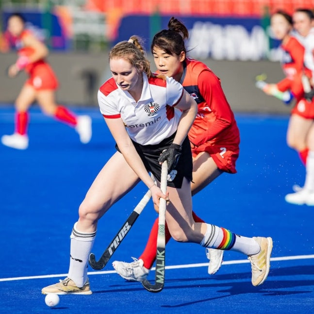 한국과 오스트리아의 1차전 경기 모습 / 사진=연합뉴스