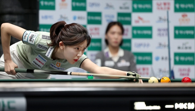 16강에 합류한 정수빈 / 사진=PBA 제공