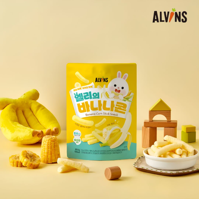 엘빈즈, 아기 과자 신제품 ‘엘리의 바나나콘’ 출시 기념 프로모션 진행