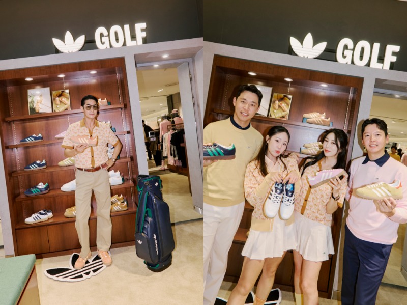 브랜드 엠버서더 배정남 모델 겸 배우 / KPGA 최진호 프로, 팀아디다스 김혜연, 김민, 임민국