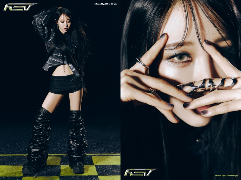 문별, 세 번째 싱글 ‘REV’ 랩 이미지 공개…‘강렬+시크’ 올블랙 스타일링