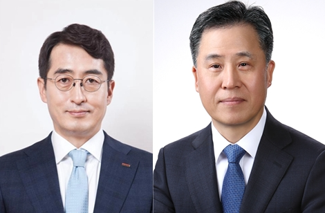 (왼쪽부터)김용범 메리츠금융지주 부회장, 장원재 메리츠증권 대표./각사
