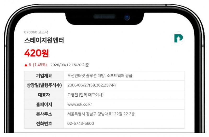 스테이지원엔터, 10대 1 무상감자 단행... 4월 10일부터 매매거래 정지