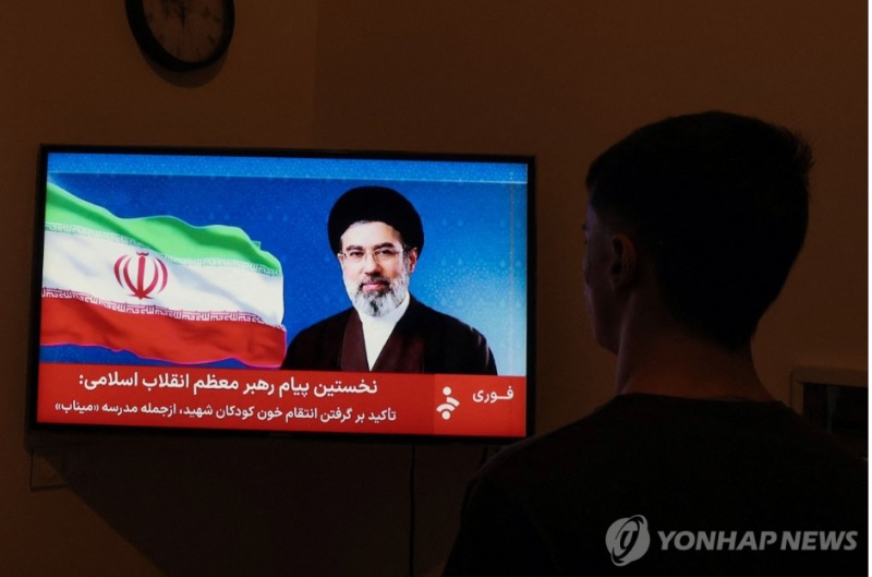 대미 항전의지를 밝힌 모즈타바 하메네애. 사진=연합뉴스