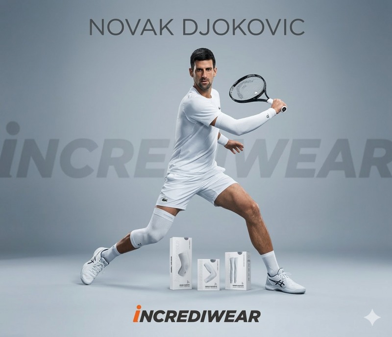 ‘테니스 황제’ 노박 조코비치, 리커버리 브랜드 ‘인크레디웨어’ 글로벌 앰배서더 전격 합류