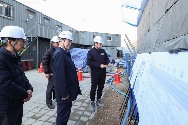의왕도시공사 사옥 건립 공사 현장 점검