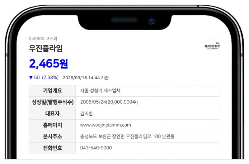 우진플라임 김익환 지분 40만2천주 감소…친인척 3인에 분산 증여