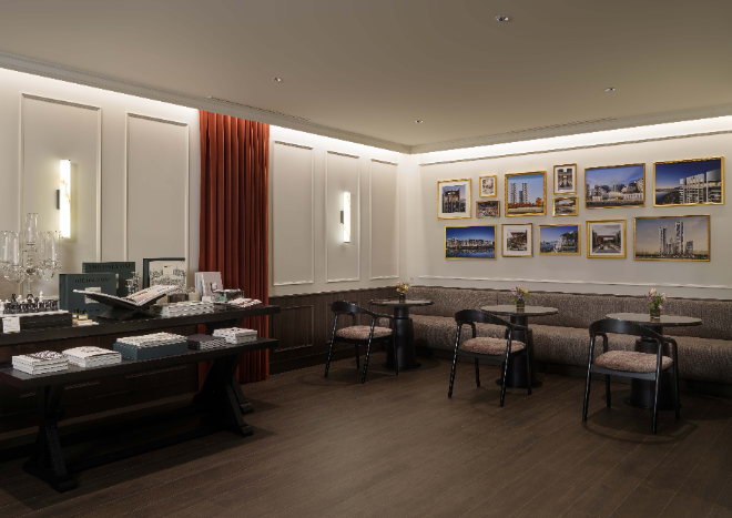 DL이앤씨가 아크로 브랜드 경험을 확장하기 위해 마련한 ‘아크로 라운지 압구정’