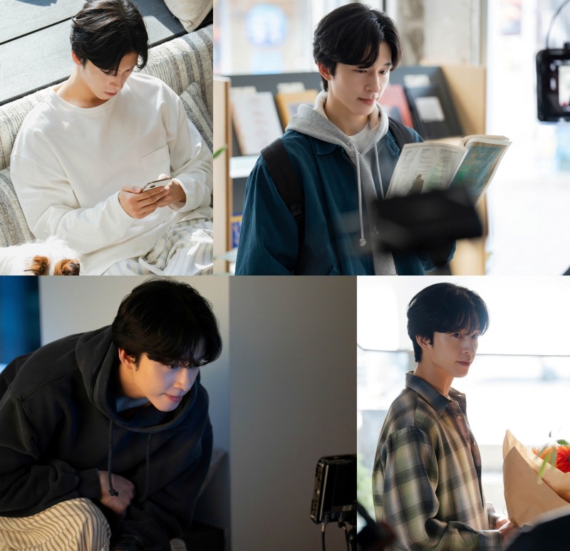 홍경, 광고 비하인드 공개…다양한 장소에서 포착된 훈훈 모먼트