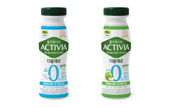 풀무원다논, 신제품 발효유 '더블제로 액티비아' 출시