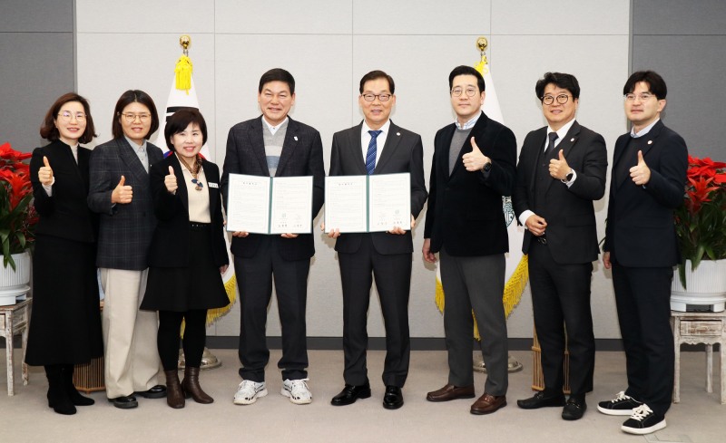 담양군·국립광주과학관 업무협약식 (사진제공=담양군)