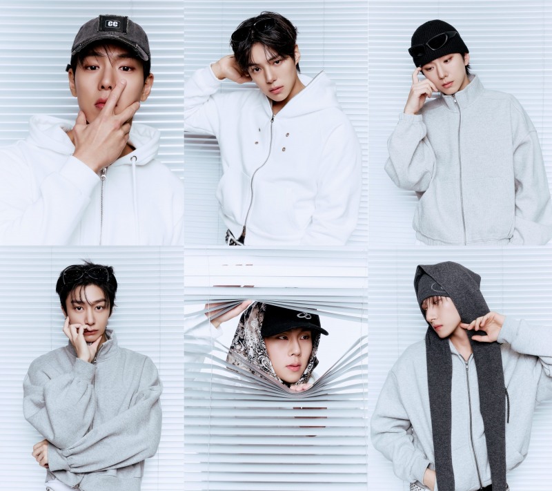 몬스타엑스, 美 신보 'Unfold' 콘셉트 포토 공개…덜어내도 강렬한 존재감